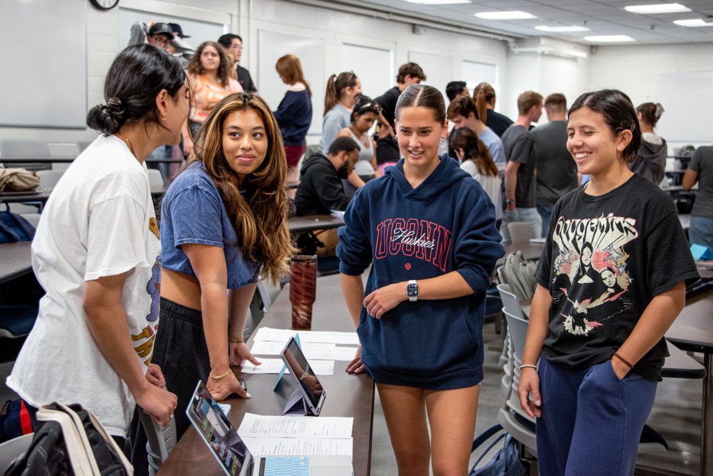 students in a classroom