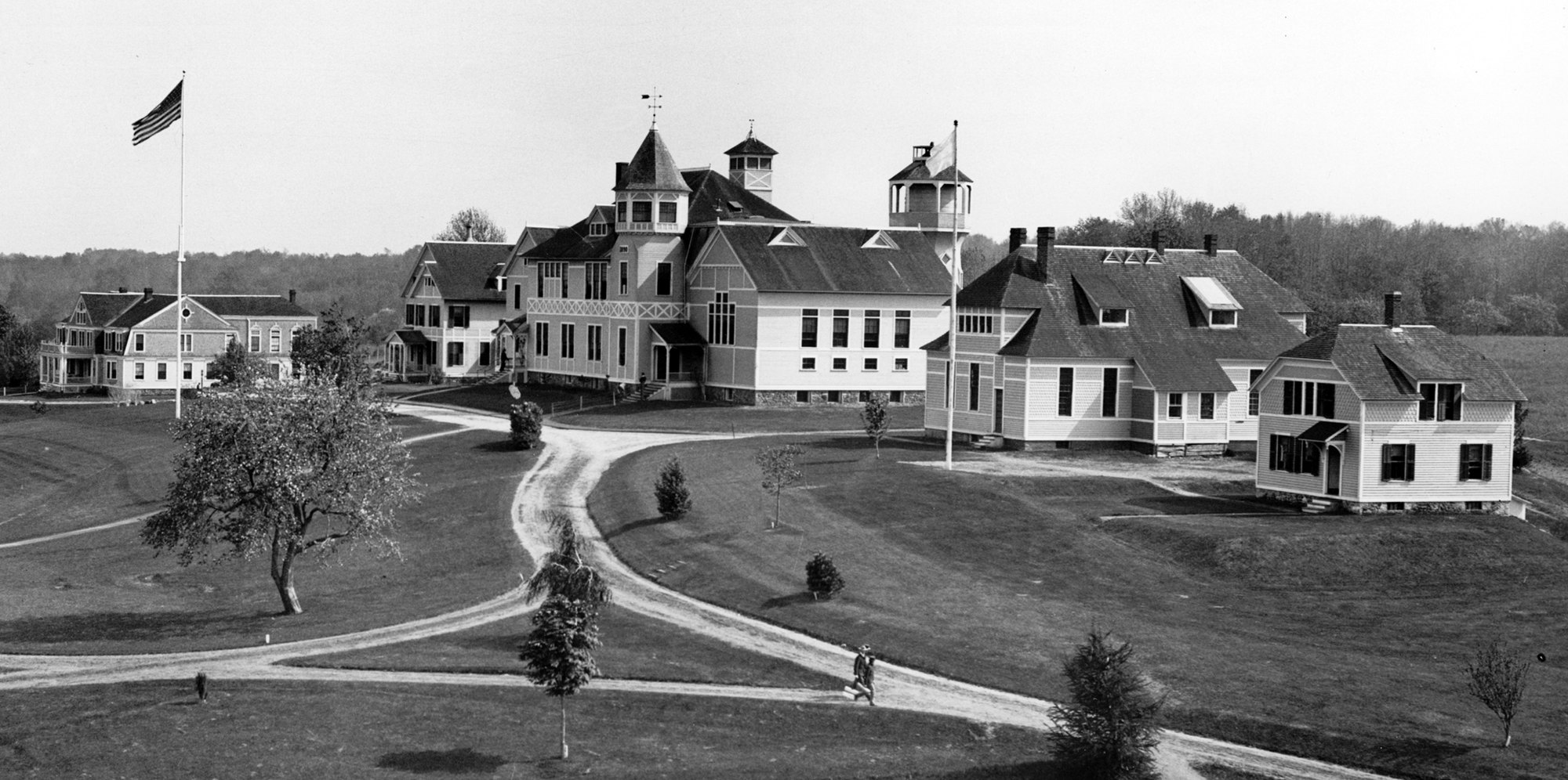 Historic view of campus