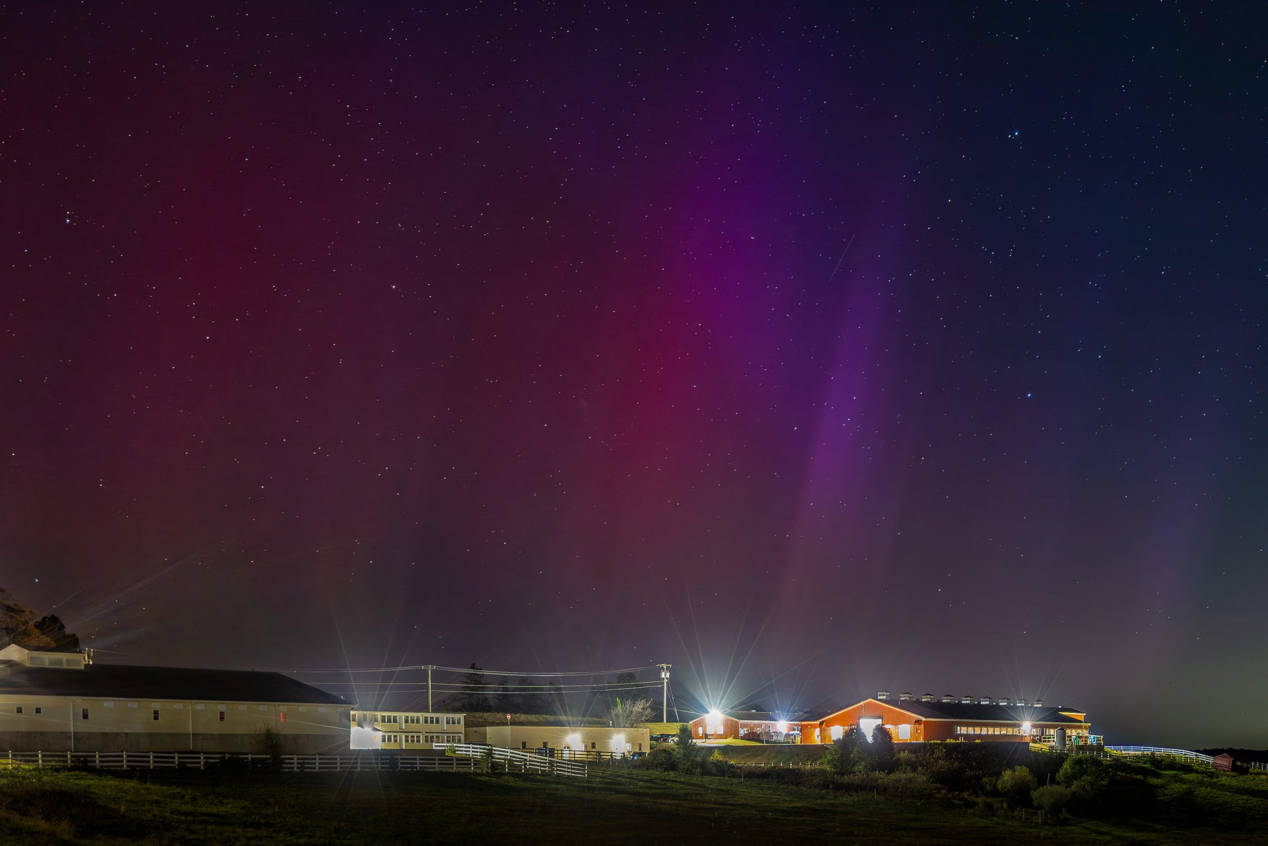 aurora in the sky over KDC